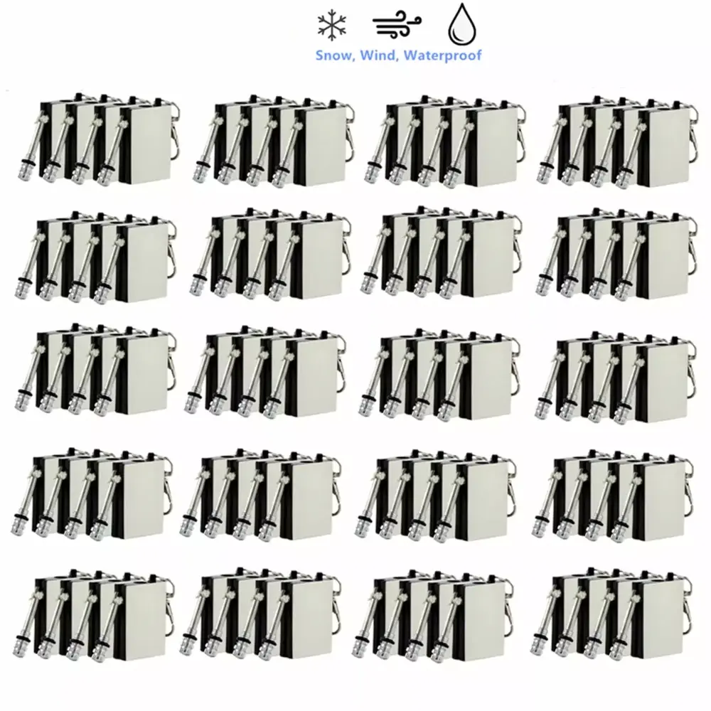 100 Pack of Waterproof & Windproof Permanent Match Lighter. Strike To Light Survival Camp Fire Starter. Stainless Steel Flint Survival Tool