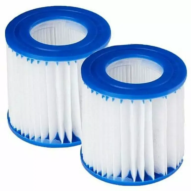 2-Pack TYPE D Universal Filter Cartridge for Swimming Pools Easy Set Replacement Pump Parts for Intex Bestway Summer Waves