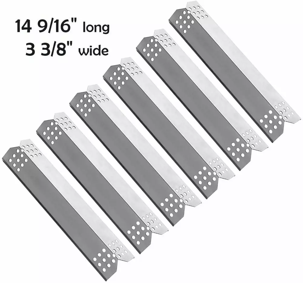 Set of 6 Stainless Steel Heat Plates for Nexgrill 720-0783E 720-0830H 720-0896 720-0896B 720-0898 720 0896C. Exp Grill 6 Burner Model. Grillmaster 720-0697 - Image 5