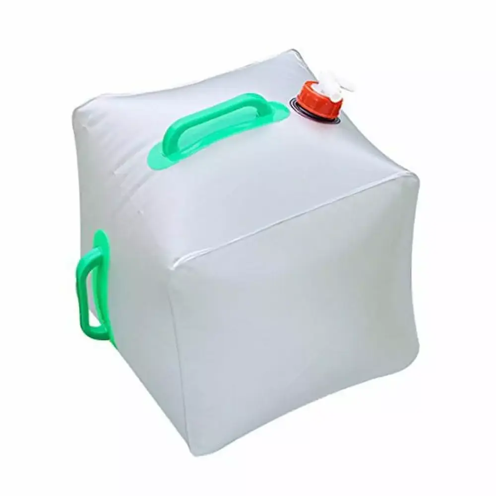 Collapsible Water Container Topist 5 Gallon/20L Portable Water Carrier Bag / Emergency Cube Water Bag Outdoor Water Storage for Camping Hiking Climbing Backpacking