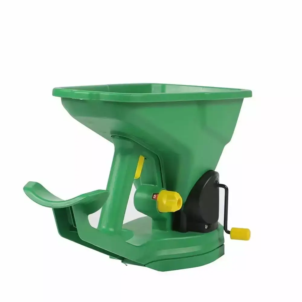 Gardening Handheld Seed Spreader Travel-friendly Manual Seeder 1.5L Capacity With 5 Gears Adjustable For Sowing Fertilizing Melting Snow For Garden Lawn Small Farm