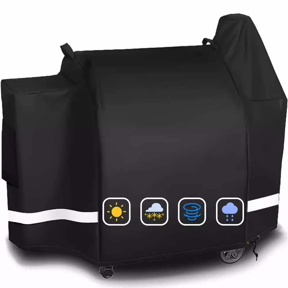 Grill Cover for Pit Boss Pro Series 850. 820 Wood Pellet Grill. 600D Heavy Duty Smoker Cover for 820D/ 820FB/ 820D3/ 820SC/ 820XL/ Z Grill 700 Serie. All Weather Protection Waterproof BBQ Grill Cover