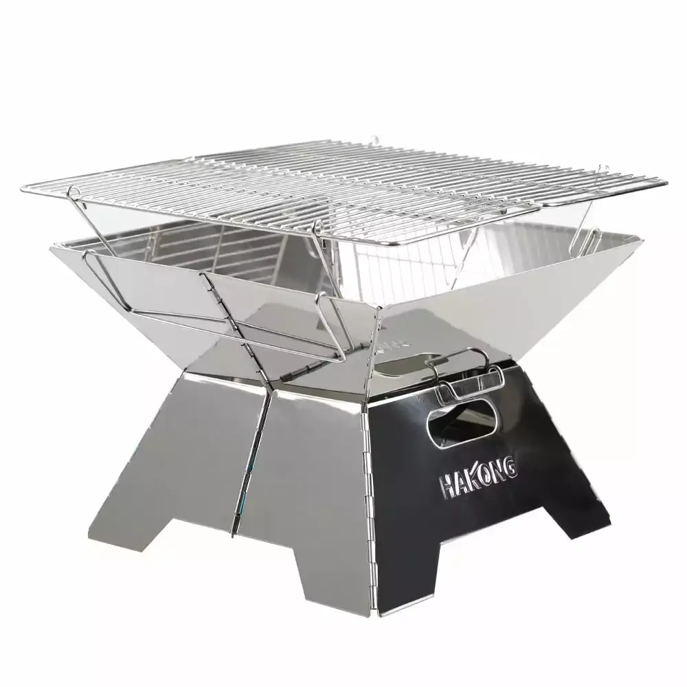 HAKONG furnace.BBQ Travel-friendly Barbecue BBQ Travel-friendly Steel Barbecue BBQ Stainless Steel Barbecue BUZHI barbecue Stainless Picnic. AYUMN