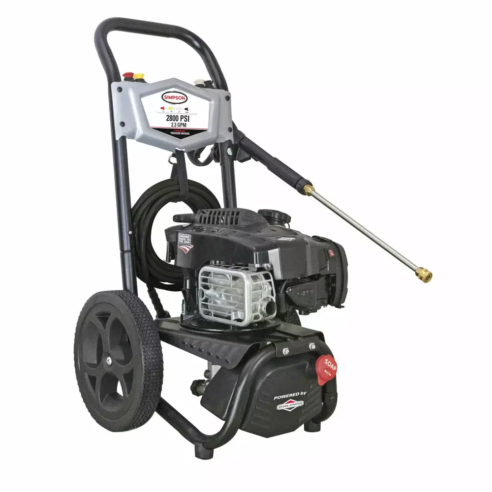 Restored Megashot MS61048(-S). 2800 PSI at 2.3 GPM BRIGGS & STRATTON with OEM Technologies Axial Cam Pump Cold Water Luxury Residential Gas Pressure Washer (Refurbished)