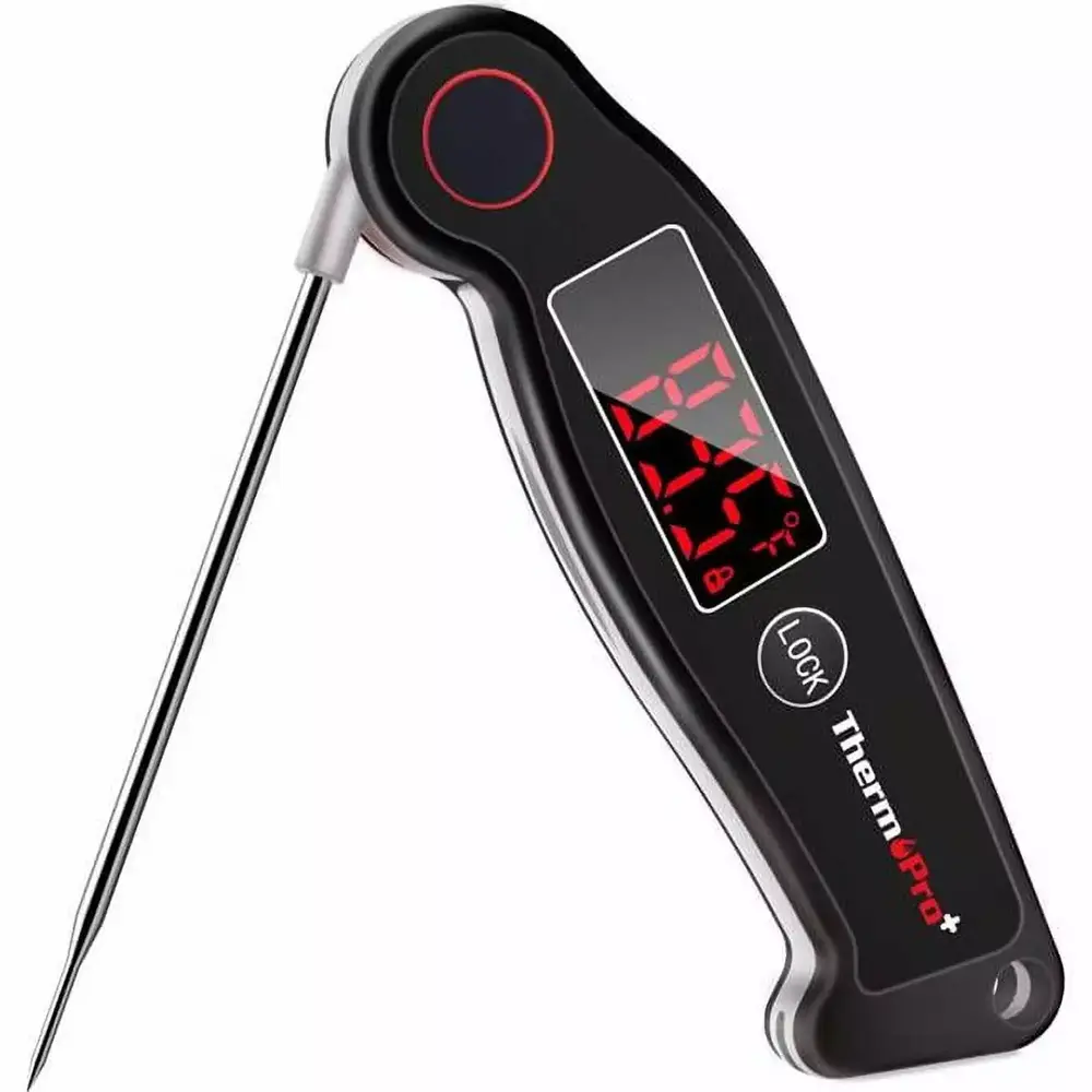 ThermoPro TP19W Waterproof Digital Meat Thermometer. Food Candy Cooking Grill Kitchen Thermometer with Magnet and LED Display