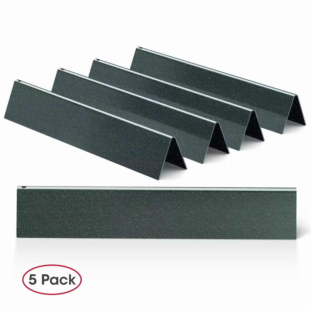 Unicook 15.3 Inch Grill Flavorizer Bars for Weber Spirit I & II & GS4 300 Series. Thick Porcelain Grill Heat Plate Burner Covers for Spirit E/S 310 320 330 Grill Parts. 5 Pack