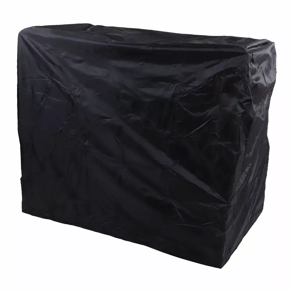 Wanningst Grill Cover 210D Polyester Waterproof Dustproof Foldable Travel-friendly Barbecue Cover with Storage Bag for Outdoor S