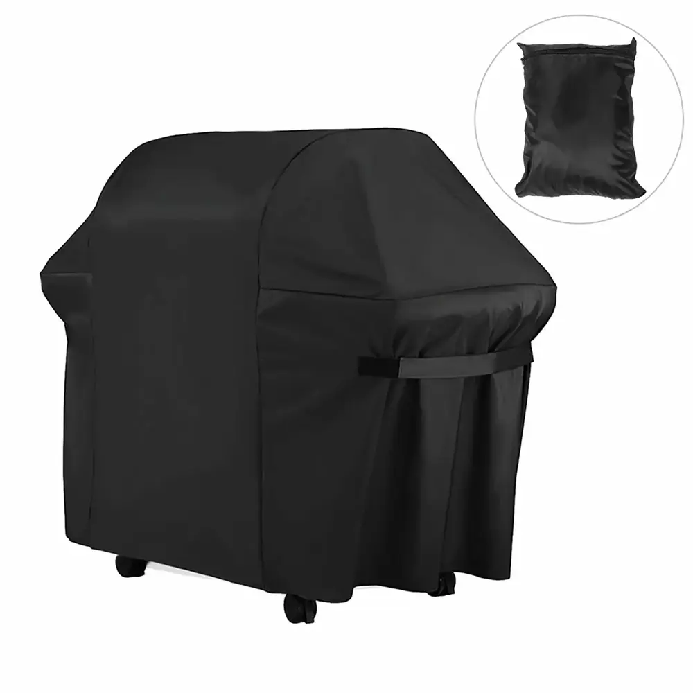Waterproof Barbecue Grill Cover. UV Proof. Rainproof Protector. 152x76x122cm. Outdoor Garden Stove Cover. Heavy Duty Weatherproof Fabric for Strength