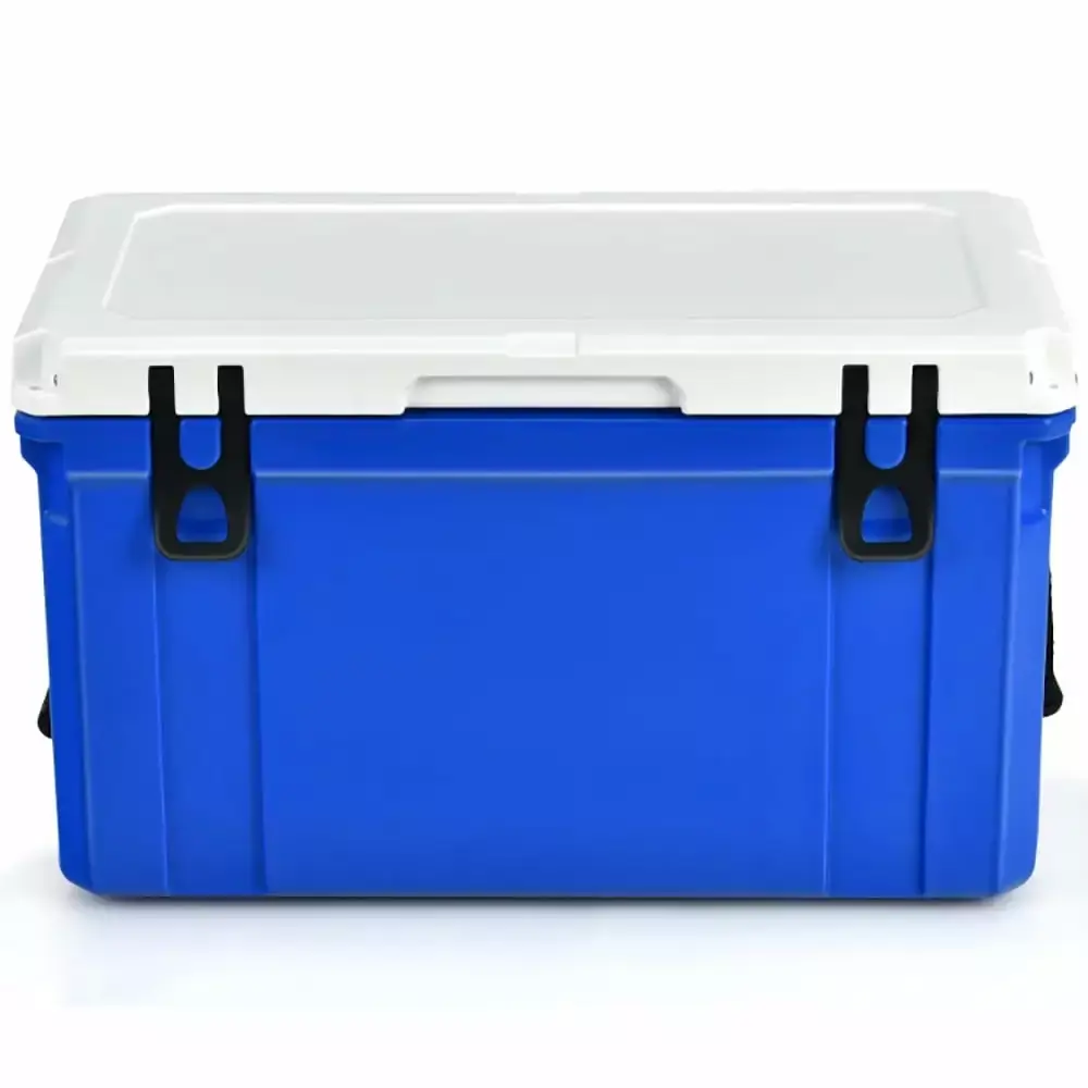 Yardi Yard 58 Quart Leak-Proof Portable Cooler Ice Box for Camping-Blue. Quart Portable Freezer Electric Cooler Car Refrigerator