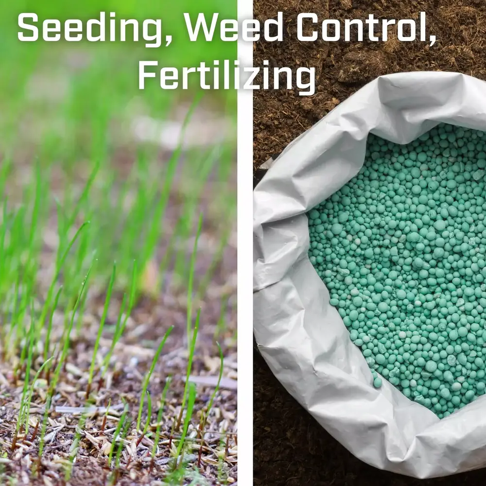 Chapin 8700A: 680 Cubic Inch Capacity Chest Mounted Turf Spreader with Easy Fill Poly Hopper. for Small Spaces. Food Plots. Gardens and Landscaping. Translucent White Tank - Image 6