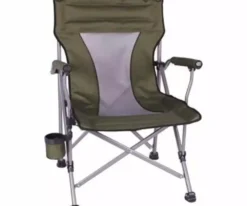 Four Seasons Courtyard HC-LG403CM Quad Sports Hard Arm Chair Oversized Green Set 4 1