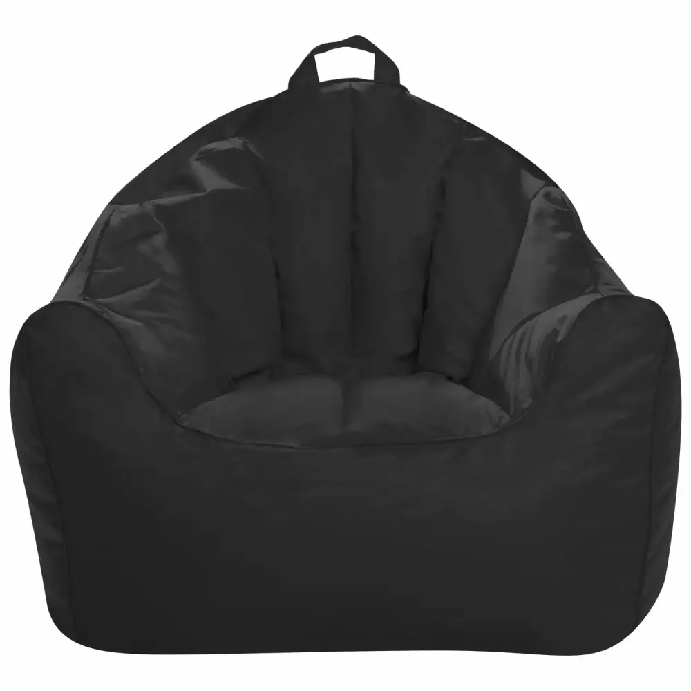 Posh Creations Malibu Bean Bag Chair Lounger Kids 2.8 ft Black