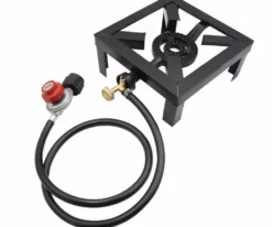 ZOURIH 8Kw Portable Camping Stove Outdoor Cooking Burner Fire Control Boiling Ring Kitchen Supplies