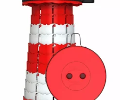 NGHnuifg Rainbow Style Telescopic Stool Outdoor Rotating Soft Folding Stool Adults Portable Beach Chair Canopy