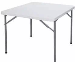 3/4/6/8FT White Plastic Portable Folding Table Picnic Party Camping Dining 3 UNBRAND