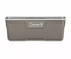 Coleman 316 Series 120QT Hard Chest Cooler Silver Ash Large Group Camping and Outdoor Events