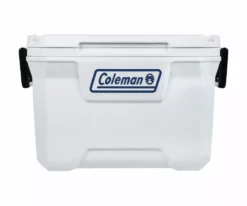 Coleman 316 Series 52-Quart Marine Hard Ice Chest Cooler White Heavy Duty Outdoor Cooler