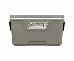 Coleman 316 Series 70QT Hard Chest Cooler Silver Ash Camping Beach and Outdoor Adventures