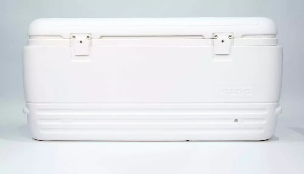 Igloo 120 qt Quick & Cool Polar Ice Chest Cooler White Large Capacity 120