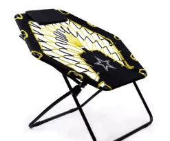 CLATINA Elastic Foldable Bungee Chair Indoor and Outdoor Use Supports 225 lbs 1