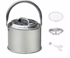 Barbecue Grillcamping Stove Grill Fire Stainless Steel Grill Net Portable Grill Wood Burning Stoves Picnic Bbq Camp Hiking...