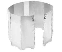 10Pcs Folding Windshield Carrying Bag Camping Cooking Stove Windscreen DEYISI